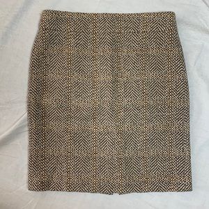 J.Crew wool blend fully lined pencil skirt, size8